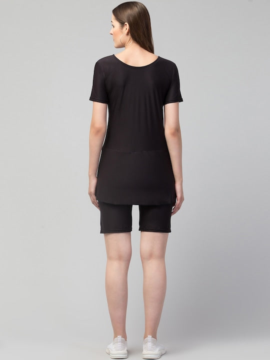 Women Swimwear With Attached Shorts