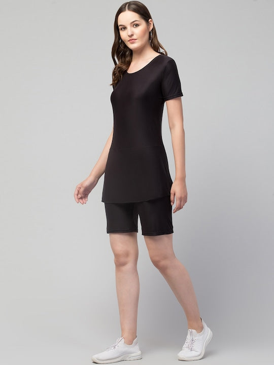 Women Swimwear With Attached Shorts