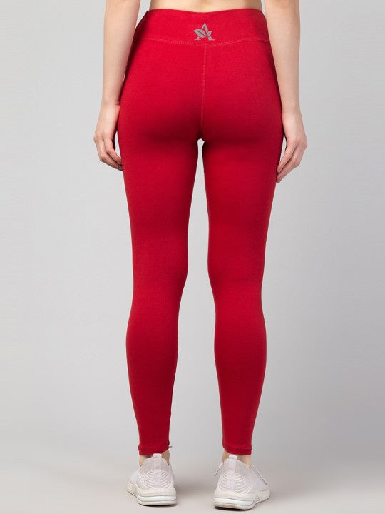 Women Solid Ankle Length Tights