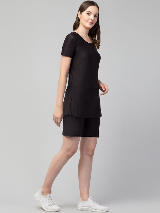 Women Swimwear With Attached Shorts