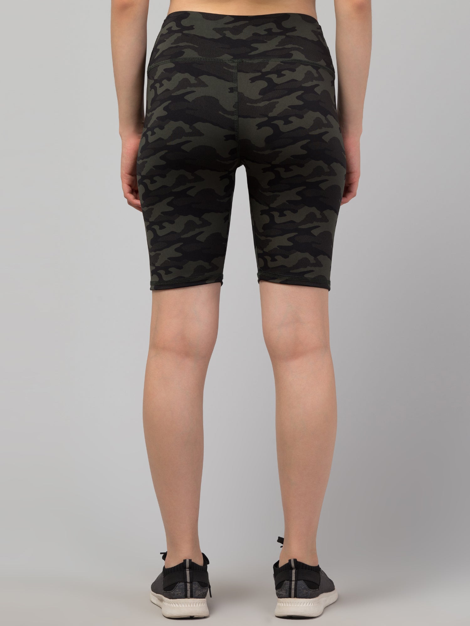 Women Solid Multicolor Skinny Fit High-rise Cycling Sports Shorts