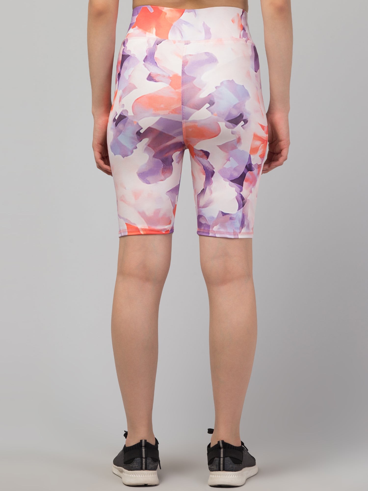 Women Solid Multicolor Skinny Fit High-rise Cycling Sports Shorts