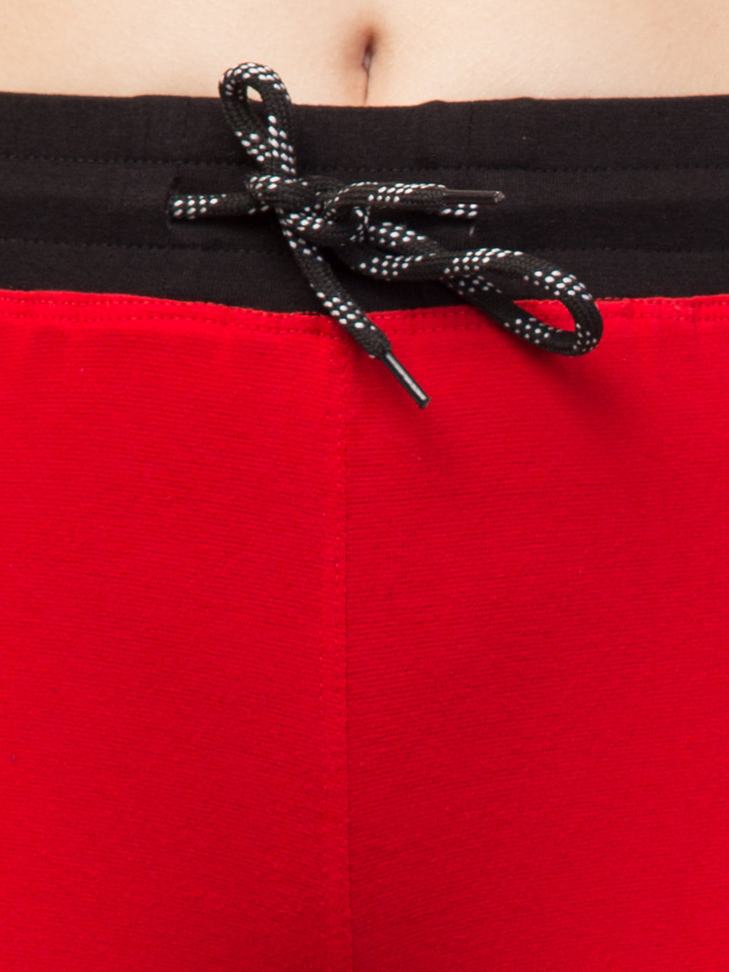 Women Solid Hot Red Shorts