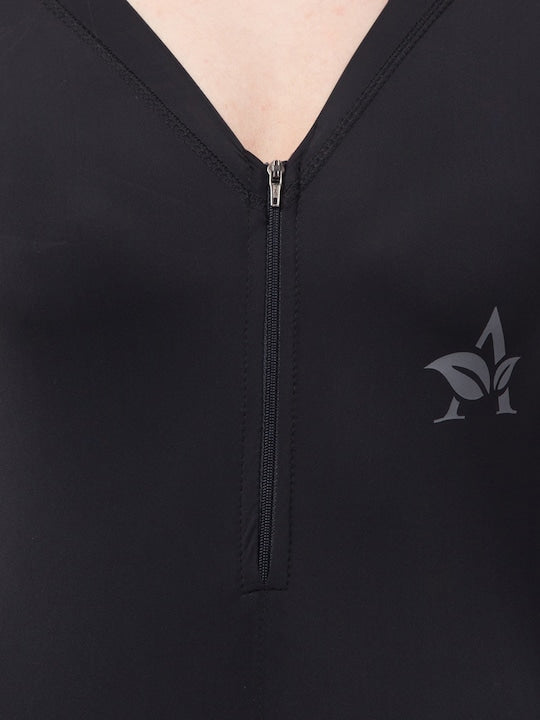 V-Neck Short Sleeves Bodysuit