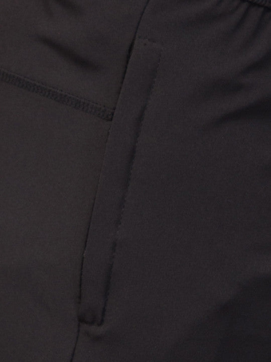 Men Running Sports Black Shorts