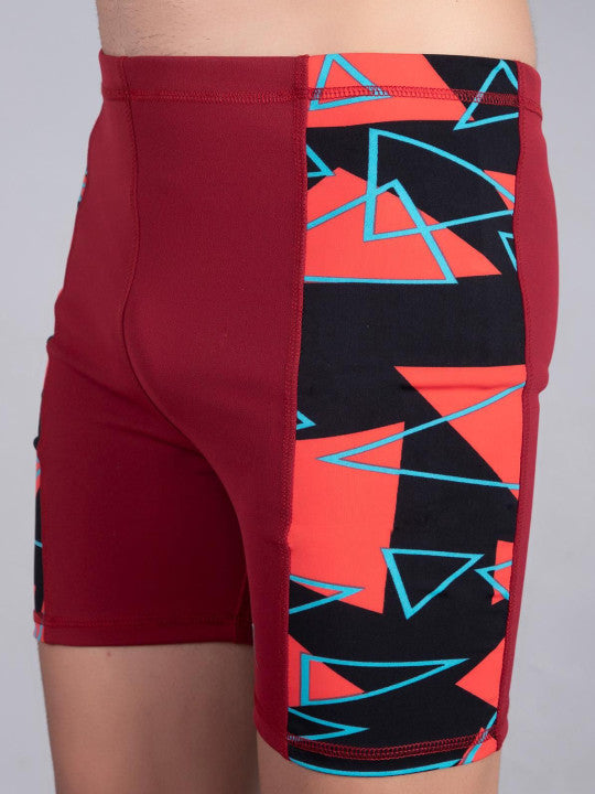 Men Printed Swim Bottoms