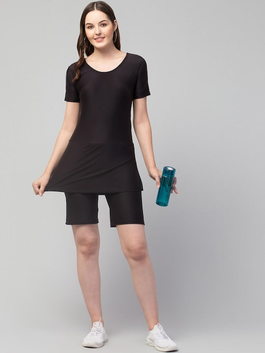 Women Swimwear With Attached Shorts