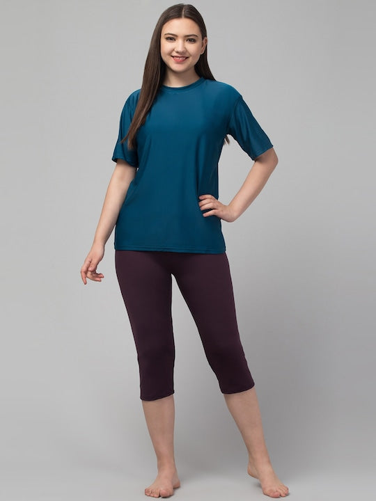 Short Sleeves T-shirt With Shorts Swim Set