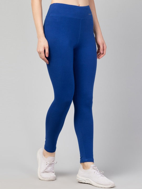 Women Solid High-Rise Ankle Length Tights