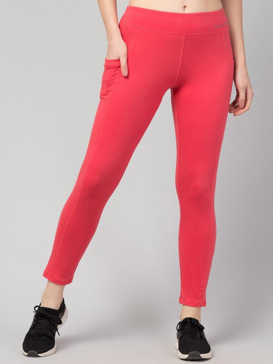 Women Cropped Tights With Pockets