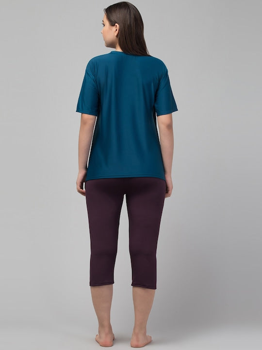 Short Sleeves T-shirt With Shorts Swim Set