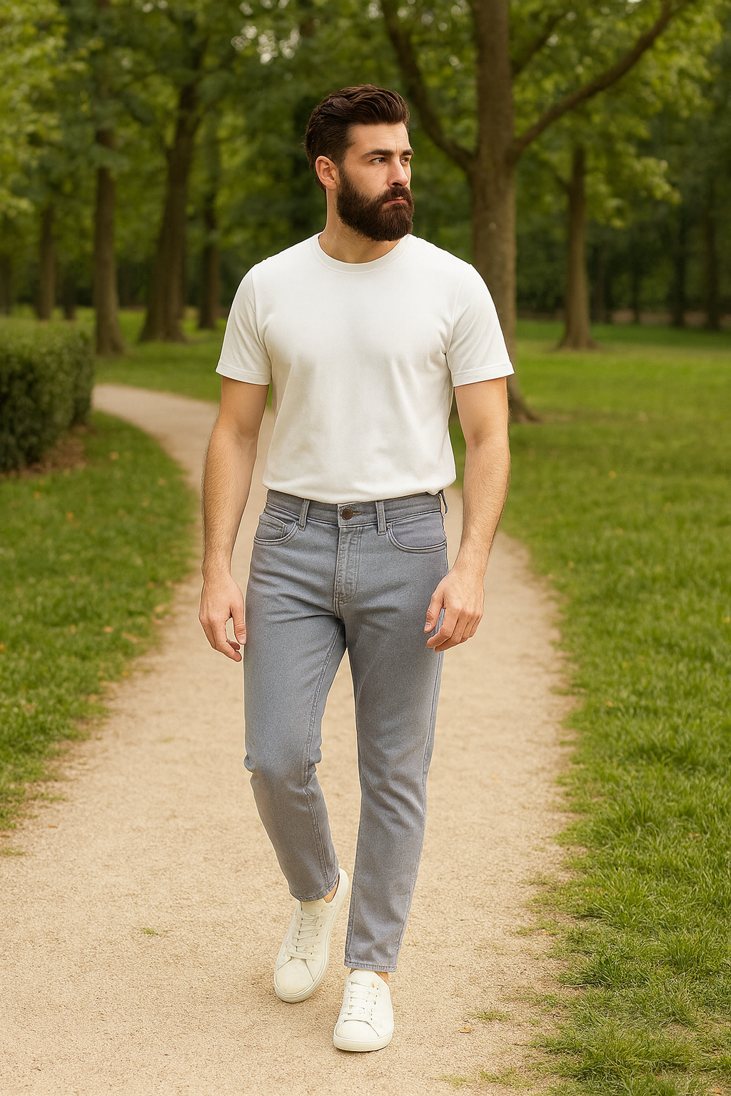 Men Comfort Regular Fit Jeans