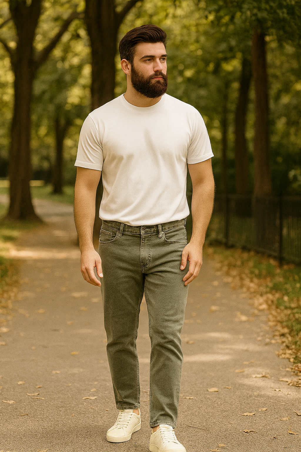 Men Comfort Regular Fit Jeans