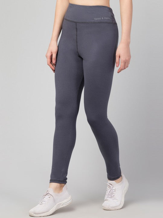 Women Slim Fit High-Rise Ankle Length Tights