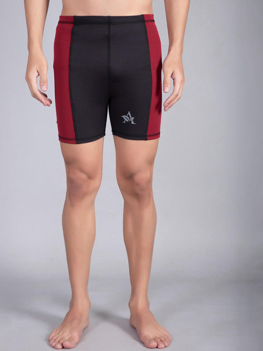 Men Colourblocked Swim Bottoms