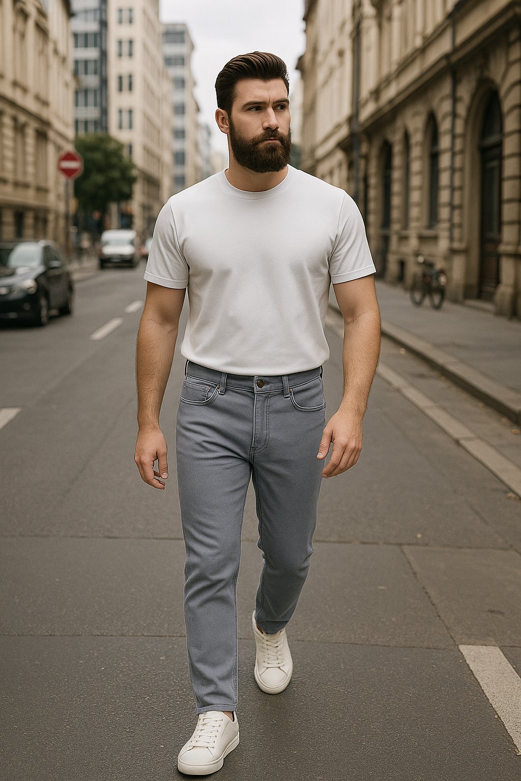 Men Comfort Regular Fit Jeans