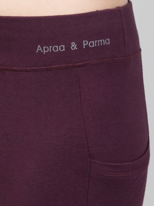 Women Cropped Tights With Pockets