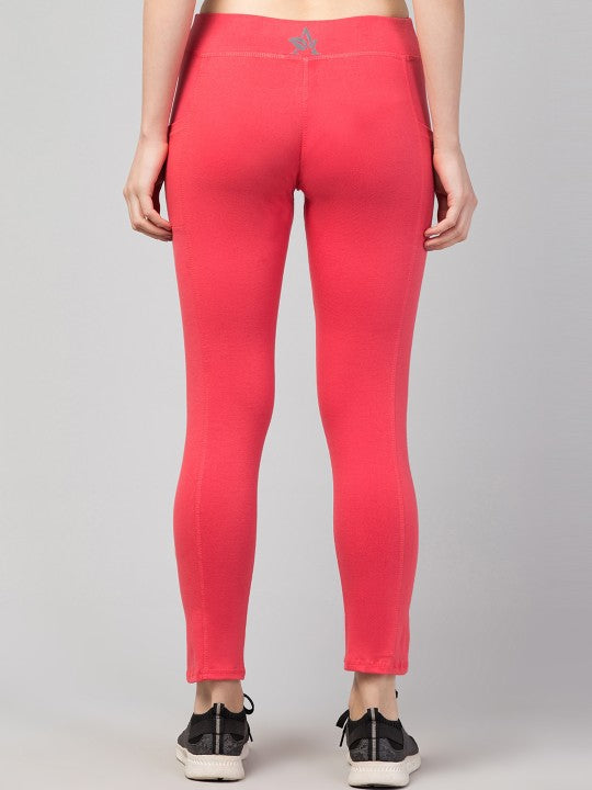 Women Cropped Tights With Pockets