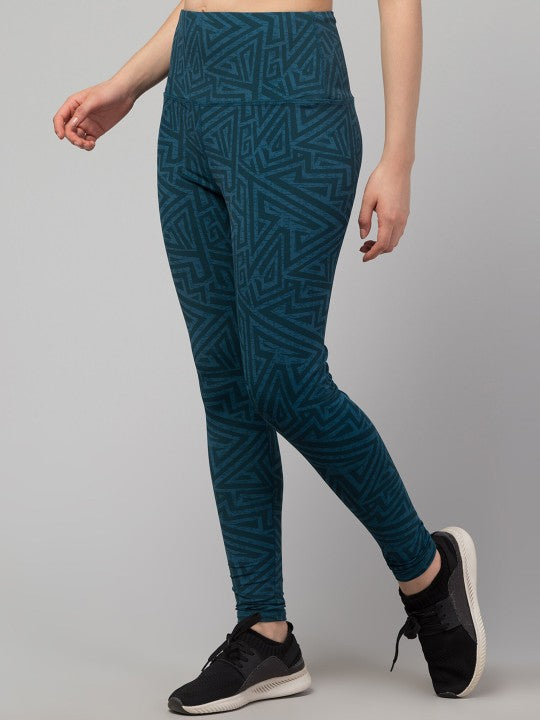 Women Printed Rapid-Dry Sports Tights