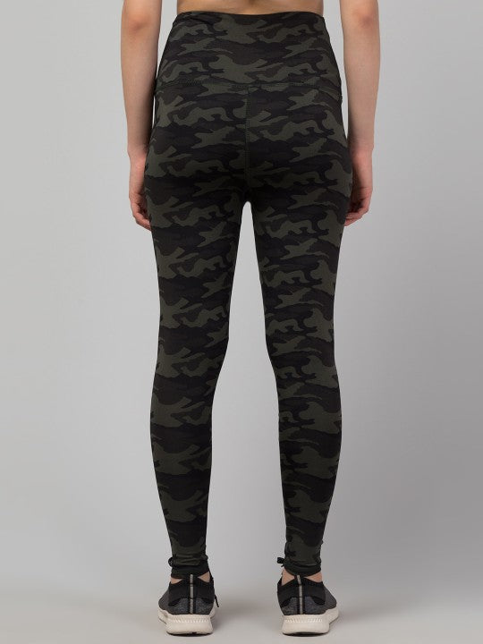 Women Pack Of 2 Printed Ankle Length Dry Fit Gym Tights