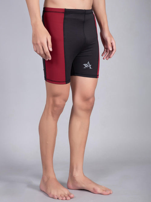 Men Colourblocked Swim Bottoms