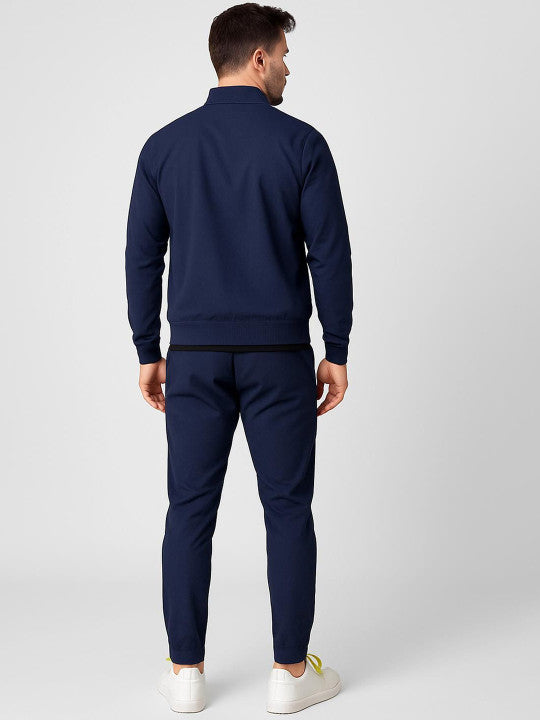 Men’s Stretch Navy Tracksuit Set