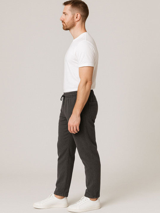 Men Regular Fit Denim Trouser