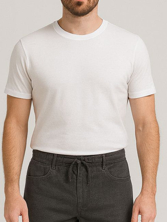 Men Mid-Rise Denim Trouser