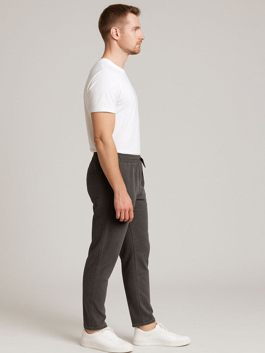 Men Mid-Rise Denim Trouser