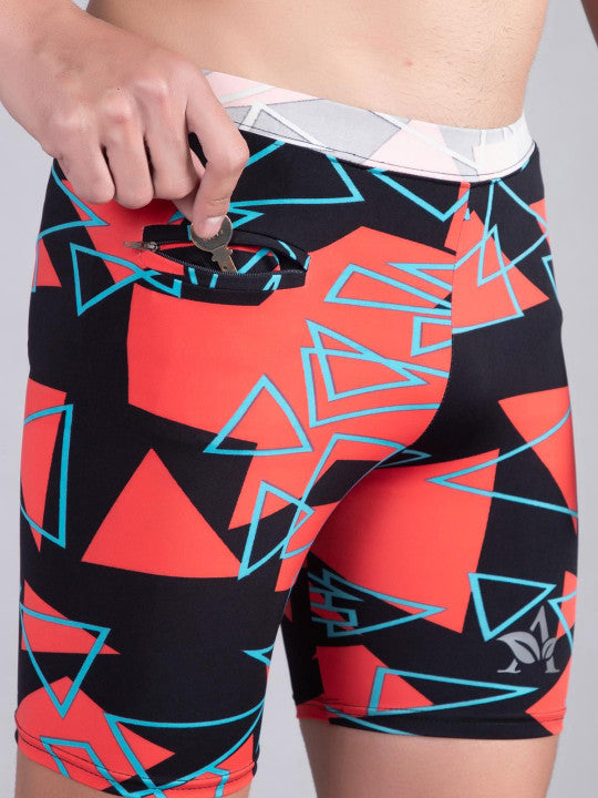 Men Swimming Costume With Key Pocket