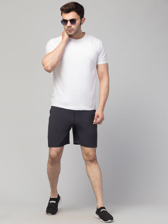 Men Running Sports Grey Shorts
