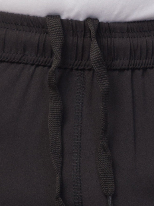 Men Running Sports Black Shorts