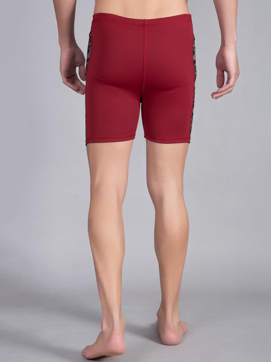 Men Camouflage Printed Swim Shorts