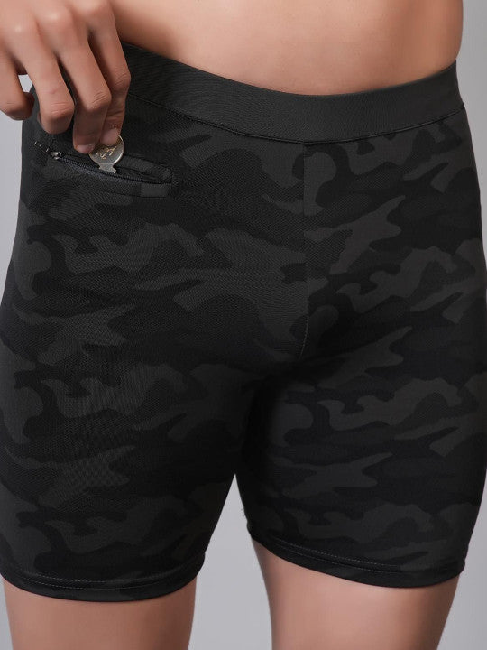 Men Printed Swim Bottoms