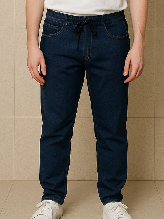Men Comfort Straight Denim Trouser
