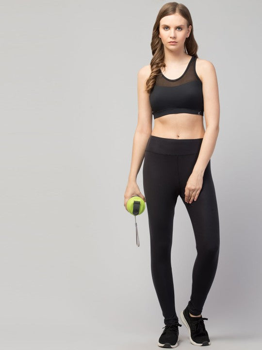 Women Pack Of 2 High-Rise Ankle Length Tights
