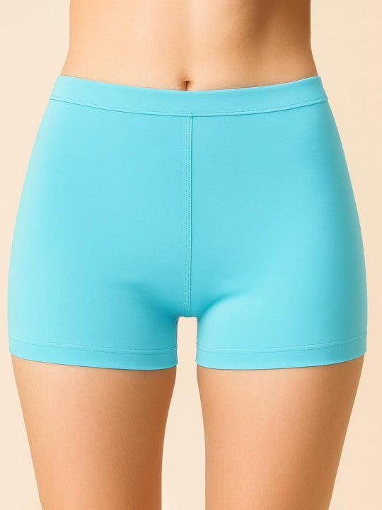 Women Combed Cotton Mid-Rise Aqwa  Boy Shorts Briefs