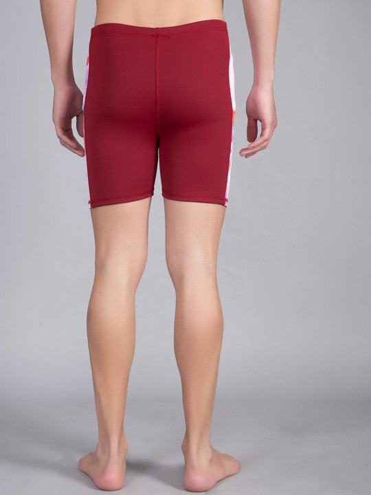 Men Printed Swim Bottoms