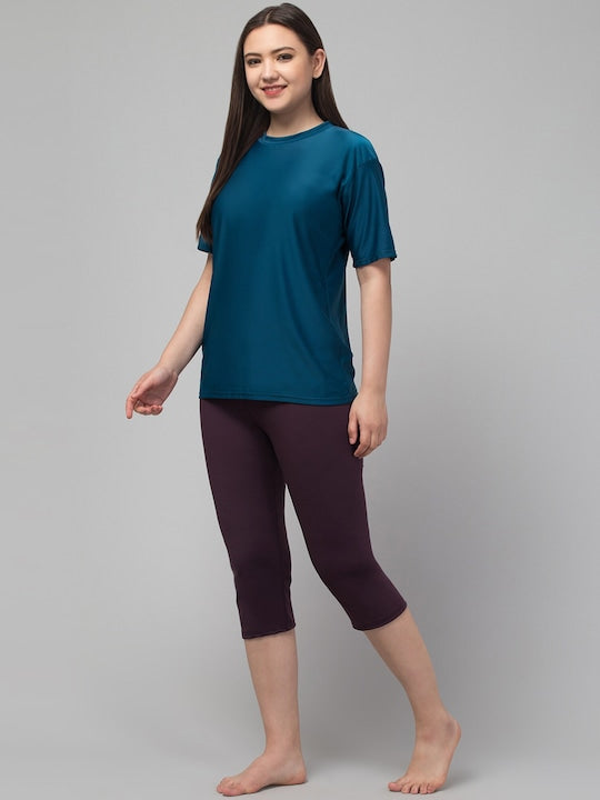 Short Sleeves T-shirt With Shorts Swim Set