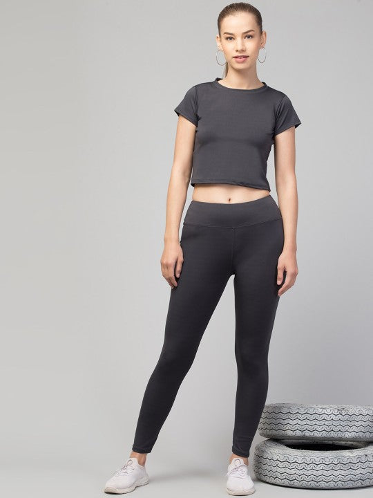 Women High Waist Dry-Fit Running Tights