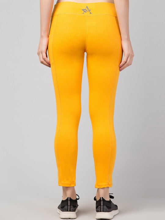Women Ankle-Length Tights With Pockets