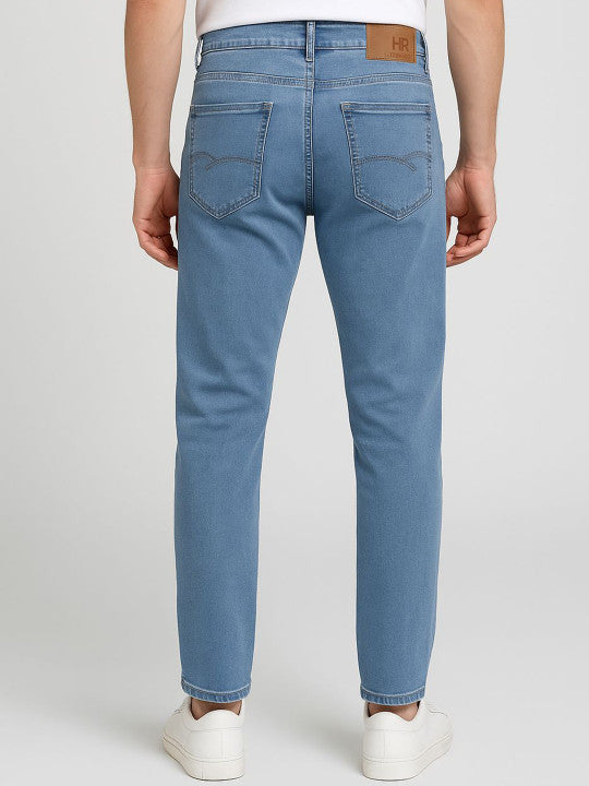 Men Comfort Slim Fit Cotton Jeans