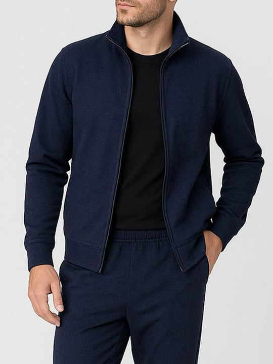 Men’s Stretch Navy Tracksuit Set
