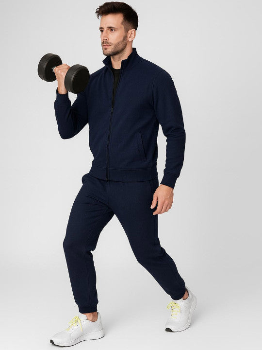 Men’s Stretch Navy Tracksuit Set