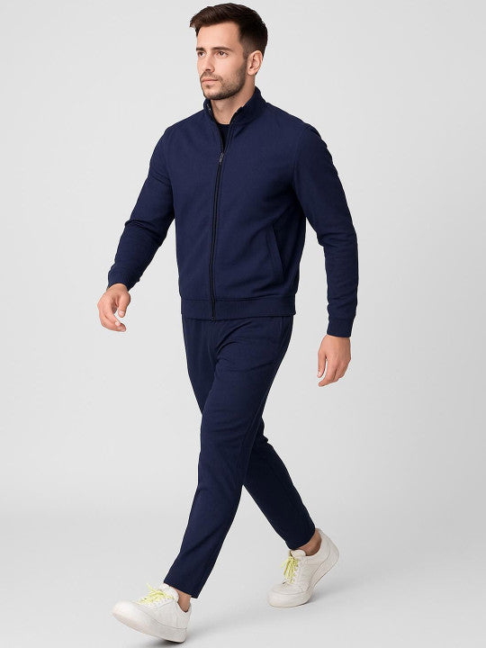 Men’s Stretch Navy Tracksuit Set
